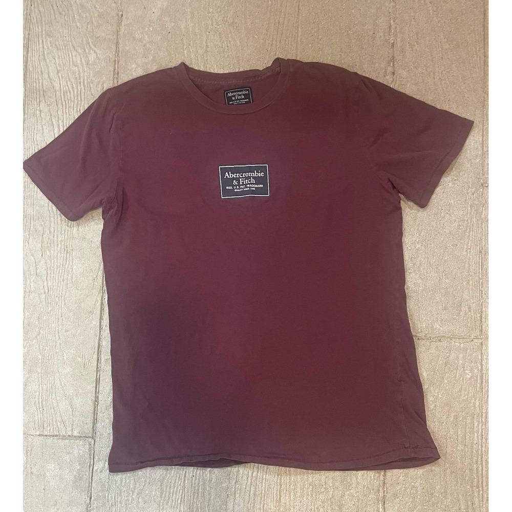 Abercrombie & Fitch men's logo t-shirt size L